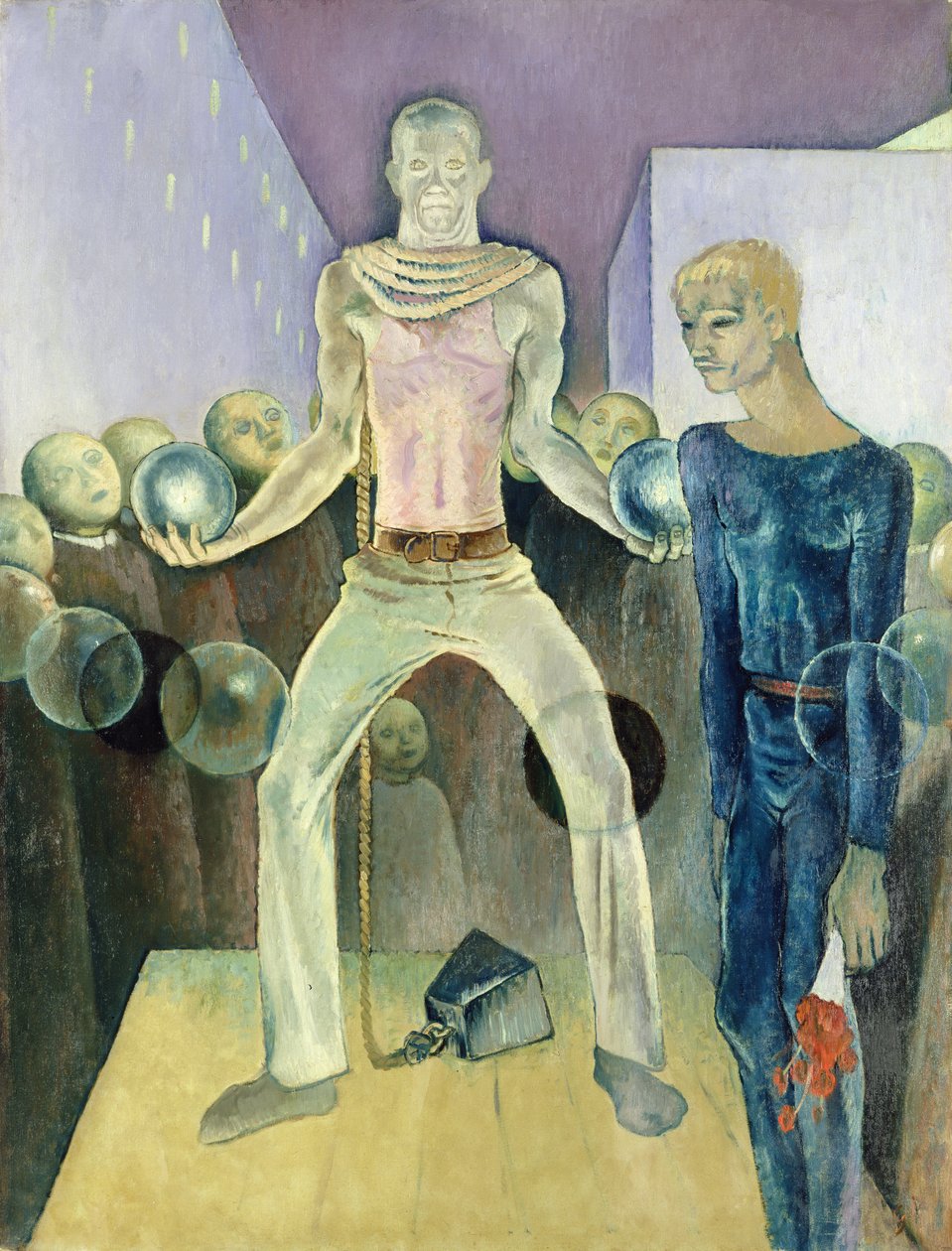 Levantamiento de Pesas, Berlín 1931 de Glyn Warren Philpot