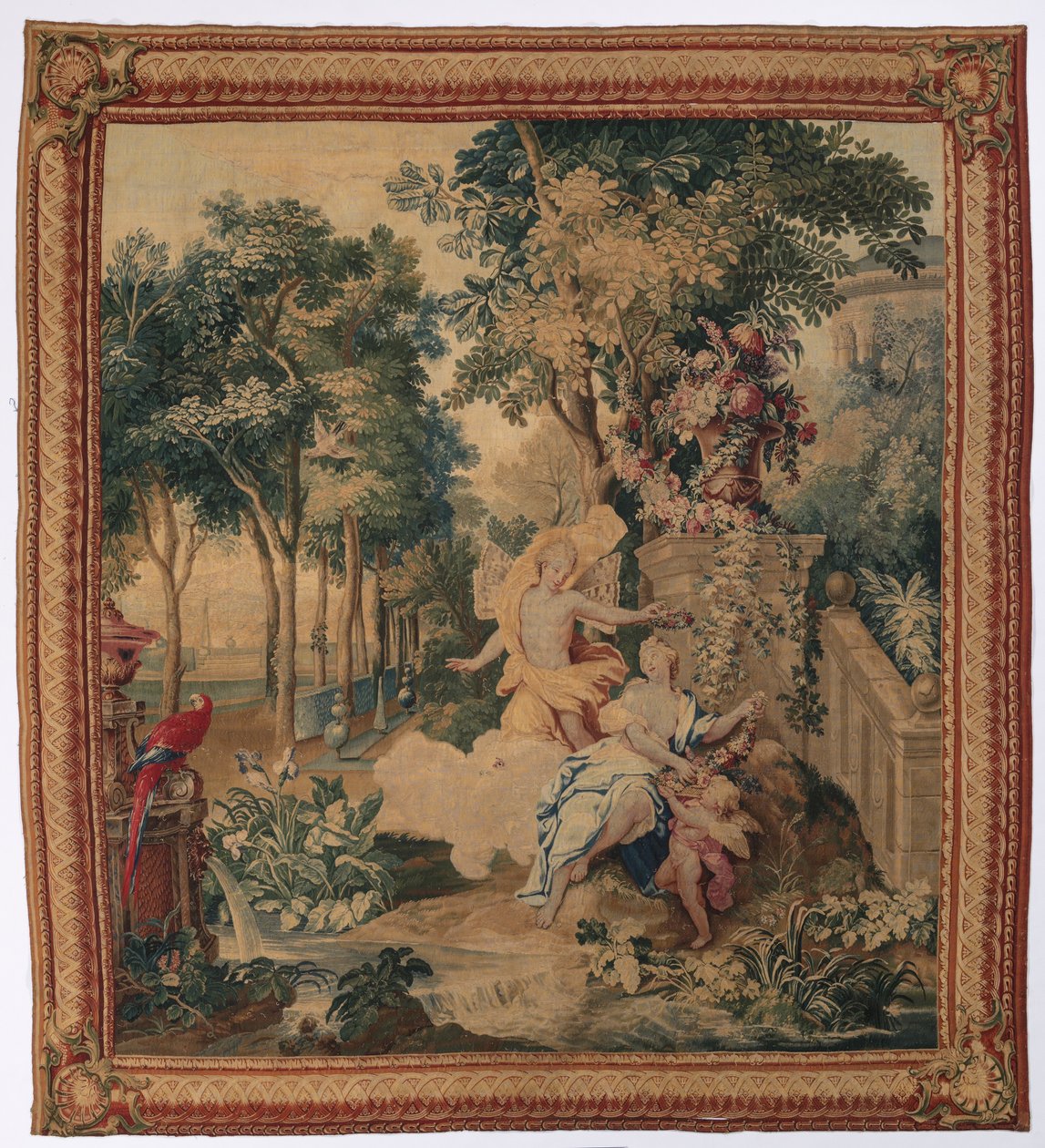 Flora y Céfiro del Conjunto de las Metamorfosis de Ovidio, 1704-1731 de Gobelins