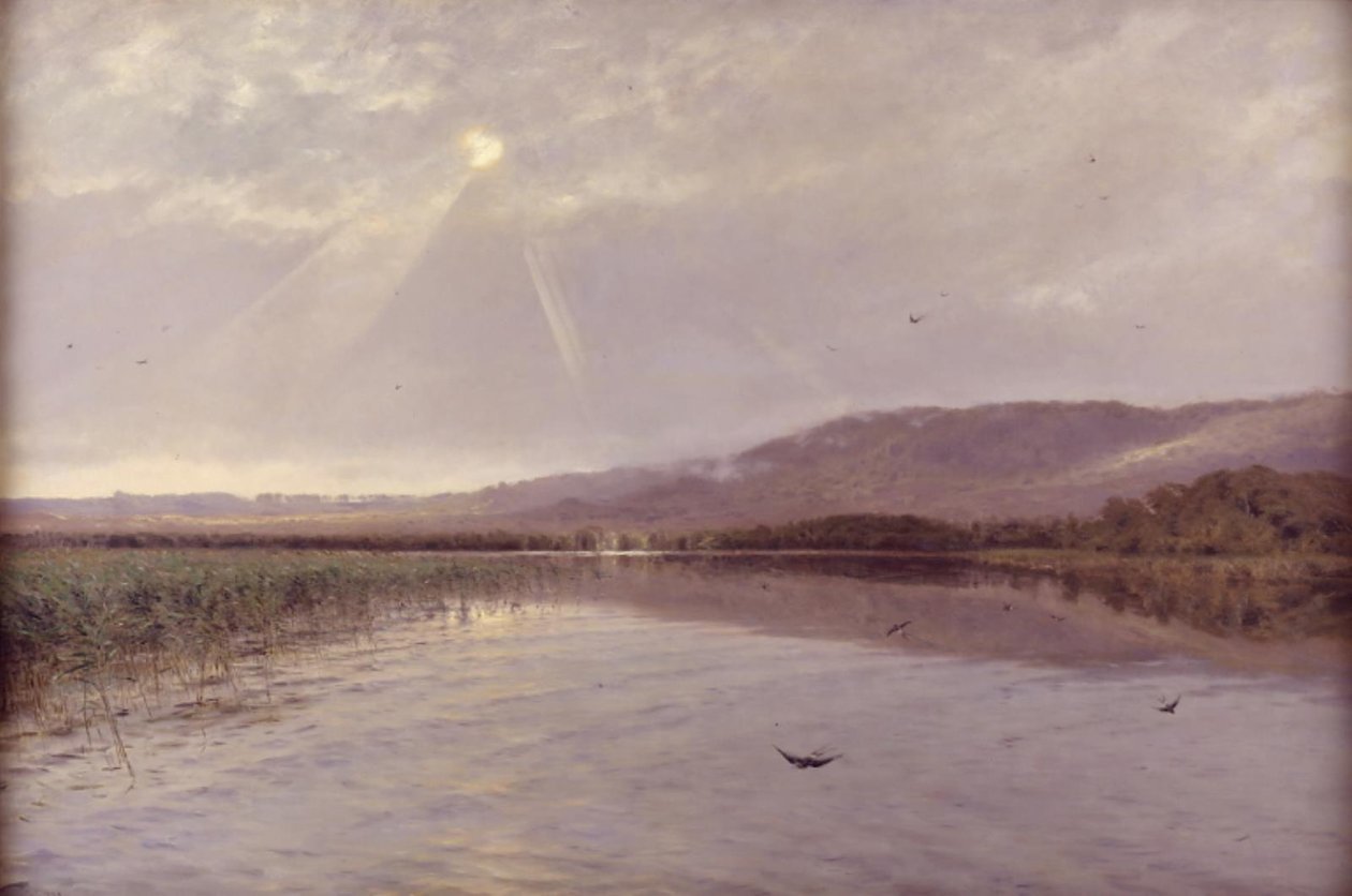 Un Lago en el Distrito de Himmelbjerg, Jutlandia de Godfred Christensen