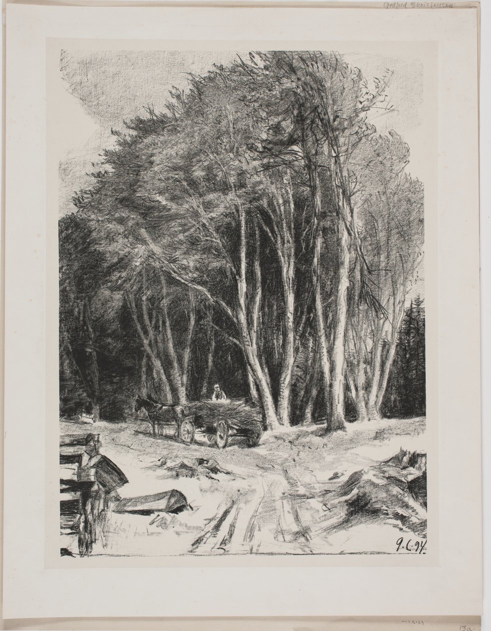 Tala de árboles de Godfred Christensen