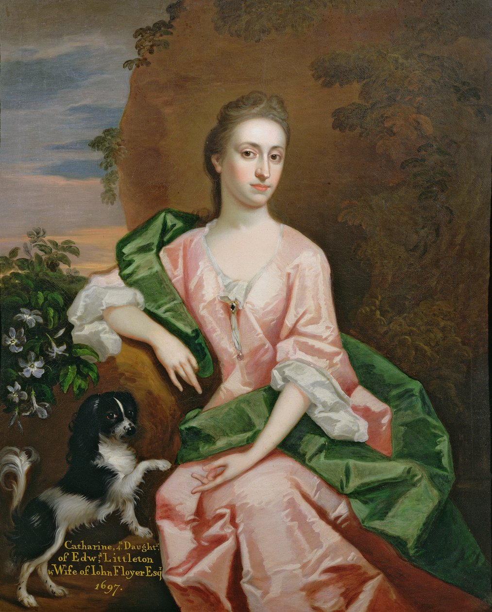 Catharine Littleton, esposa de John Floyer, 1697 de Godfrey Kneller