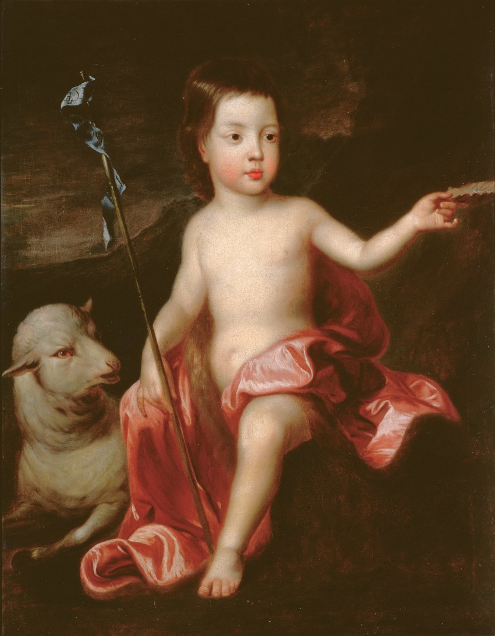 San Juan Bautista en el desierto de Godfrey Kneller