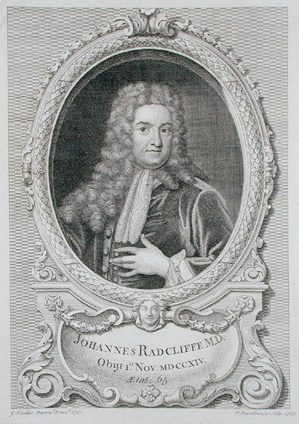 Retrato de John Radcliffe de 
