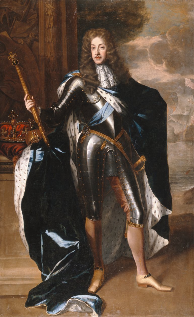 Jaime II (óleo sobre lienzo) de Godfrey (follower of) Kneller