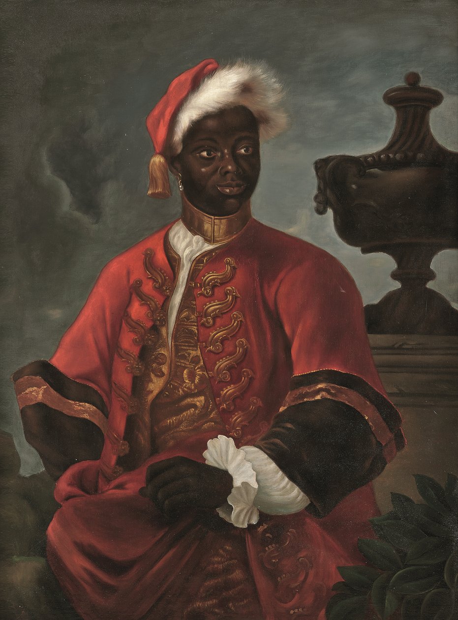 Retrato de caballero en librea (óleo sobre lienzo) de Godfrey (follower of) Kneller