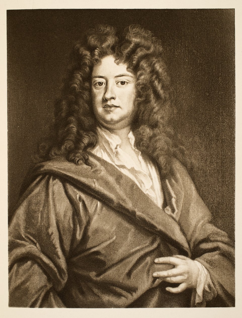 Charles Montagu, Conde de Halifax, pub. 1902 de Godfrey Kneller