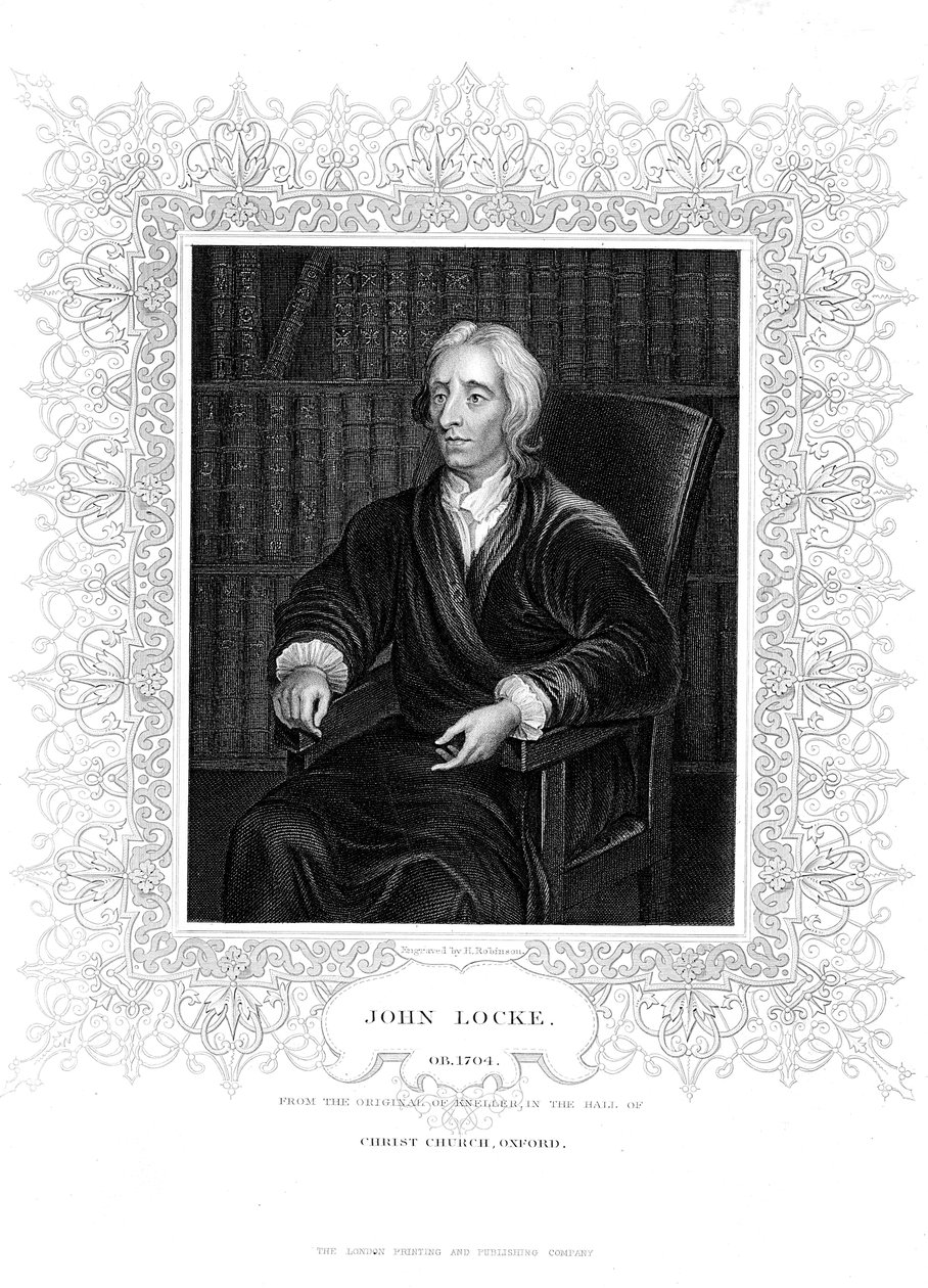 John Locke, filósofo inglés, c1680-1704 de Godfrey Kneller