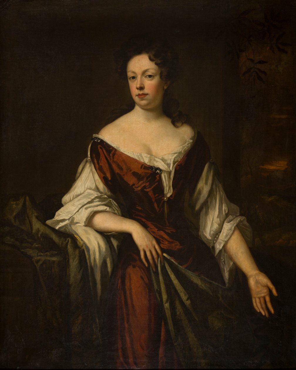 Retrato de una dama, c.1666-1723 (óleo sobre lienzo) de Godfrey Kneller