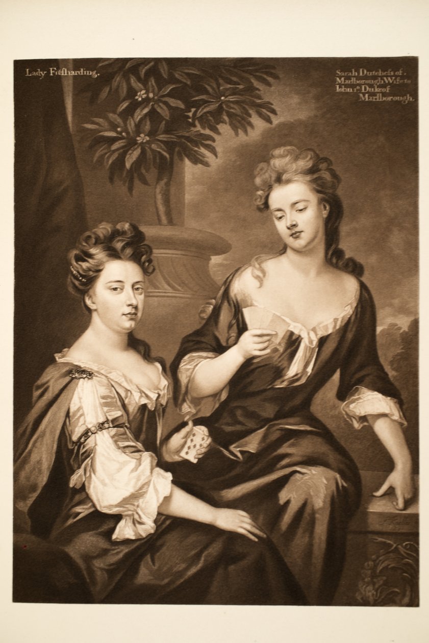 Sarah, duquesa de Marlborough y Lady Fitzharding, pub. 1902 de Godfrey Kneller