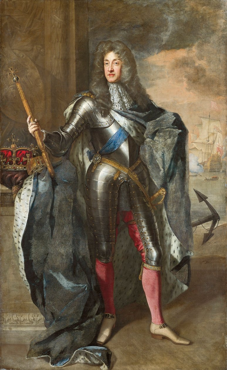 Retrato del rey Jorge I de Gran Bretaña (1660-1727) de Godfrey Kneller