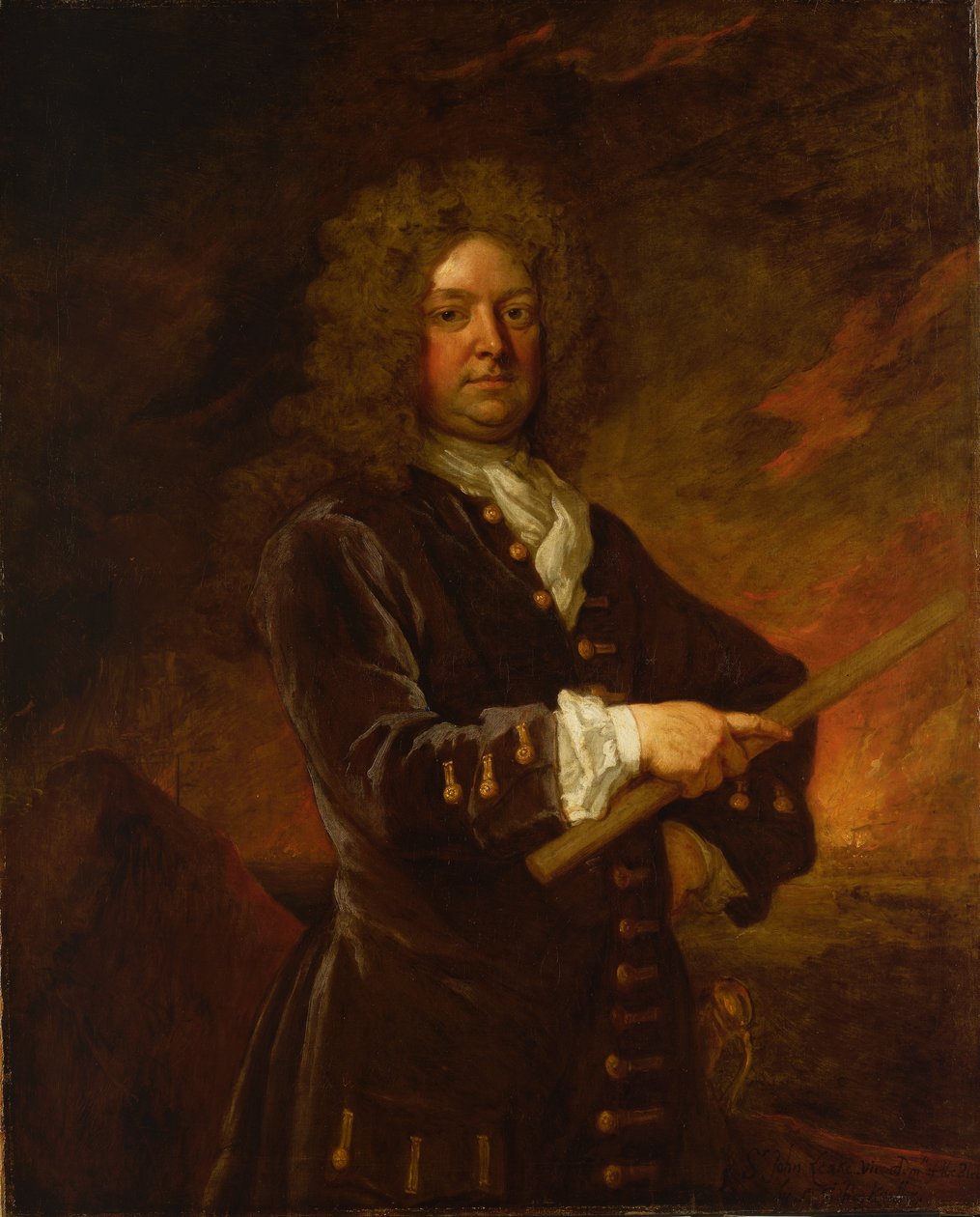 Vicealmirante Sir John Leake (1656-1720), finales del siglo XVII-principios del XVIII (óleo) de Godfrey Kneller