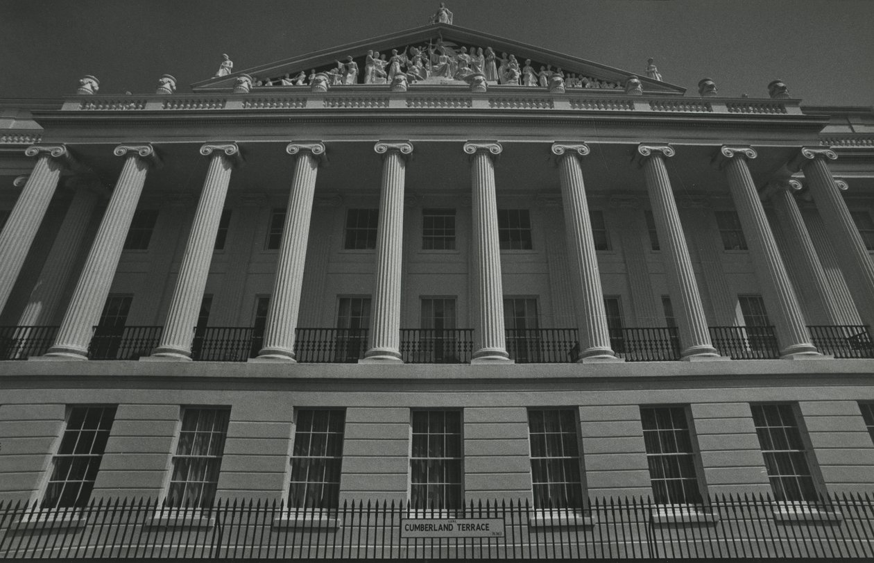 Cumberland Terrace, Regents Park, Londres Años 50 de Godfrey Macdominic