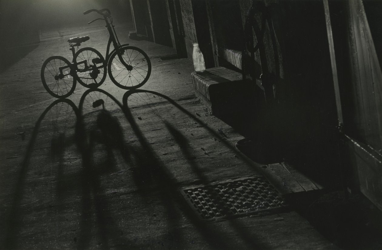 Silueta de un triciclo de noche de Godfrey Macdominic