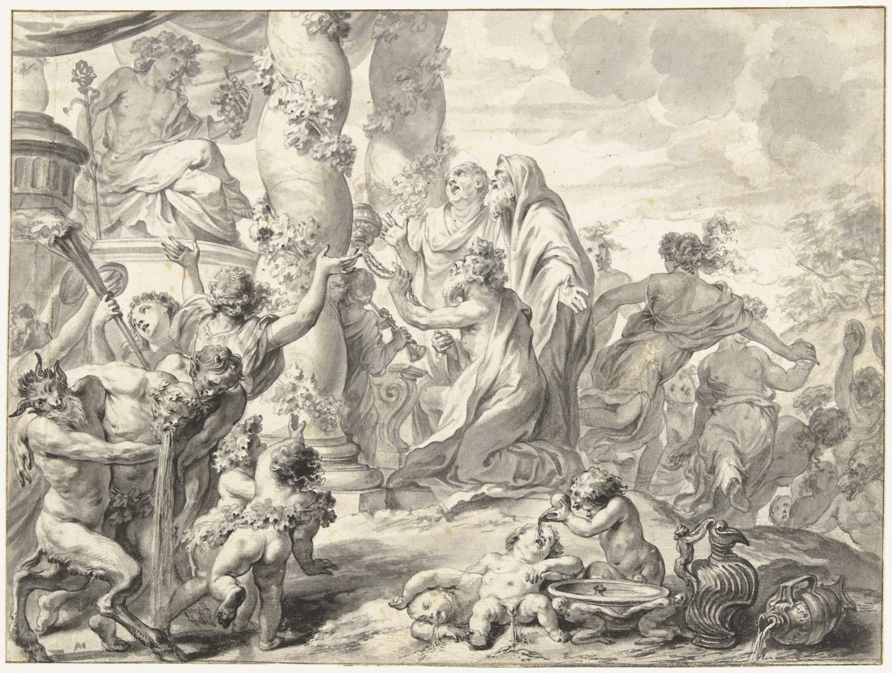 El sacrificio de Baco de Godfried Maes