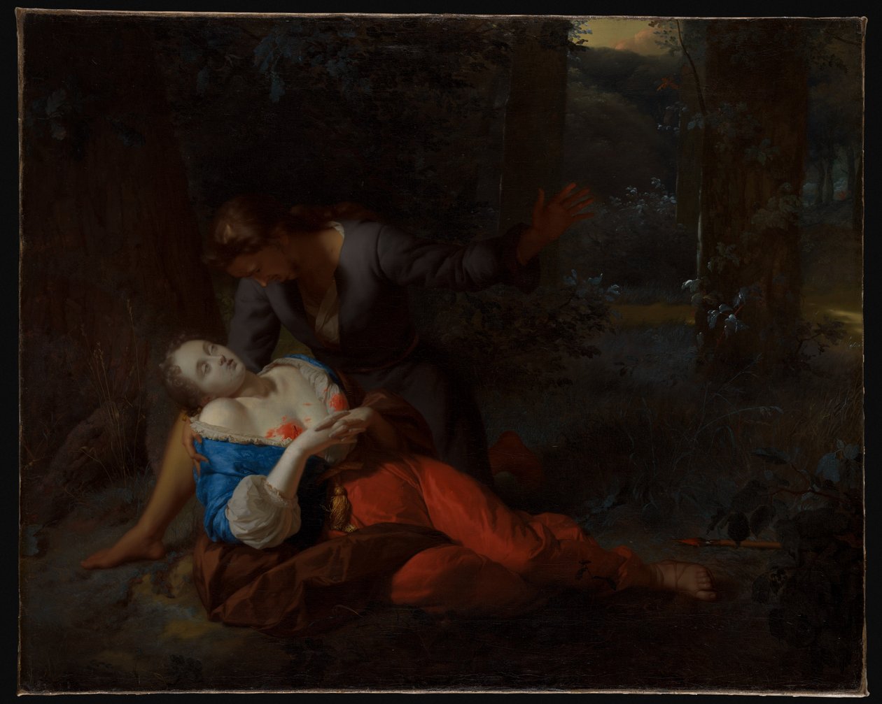 Cefalo y Procris de Godfried Schalcken