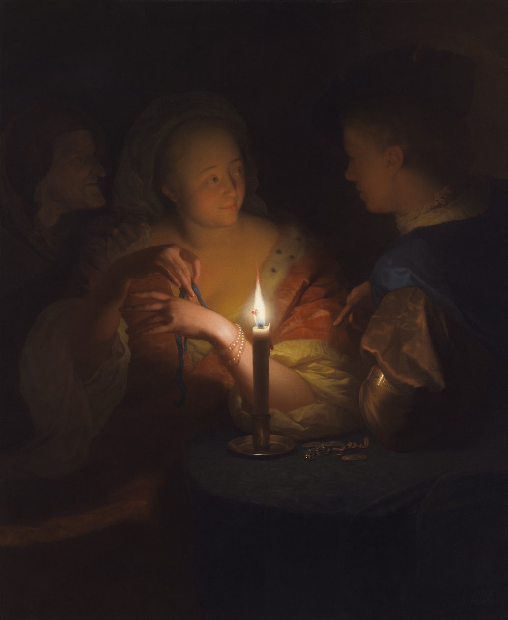Amantes (Hijo pródigo) de Godfried Schalcken