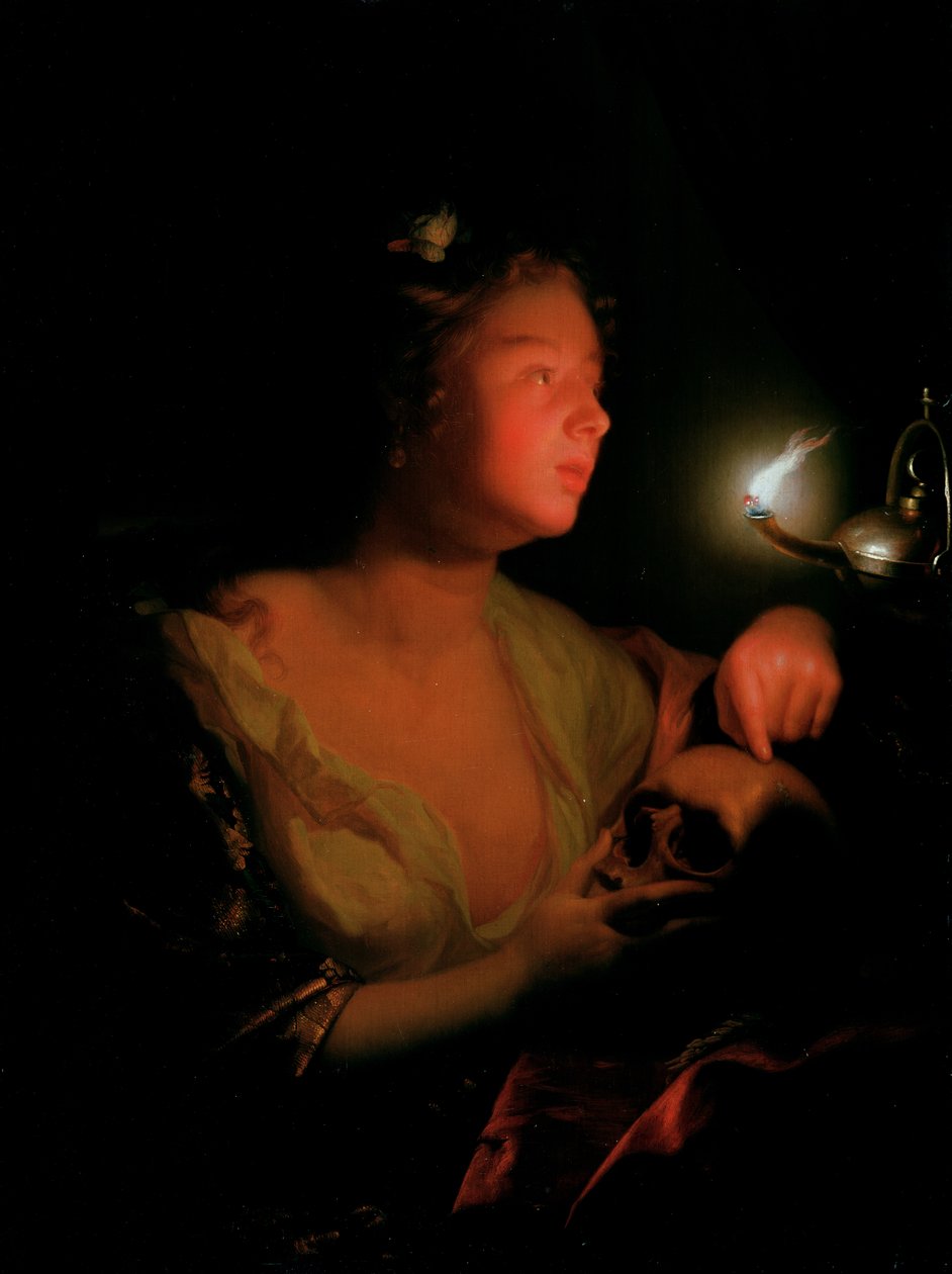 María Magdalena llorando de Godfried Schalcken