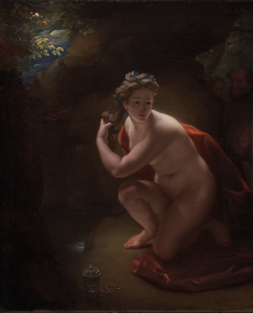Susana y los viejos de Godfried Schalcken