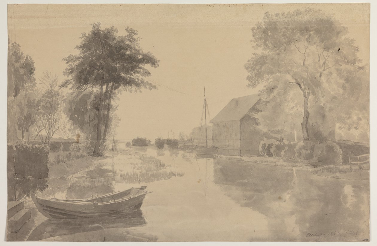 El río Mörrumsån en Elleholm, Blekinge de Godtfred Rump