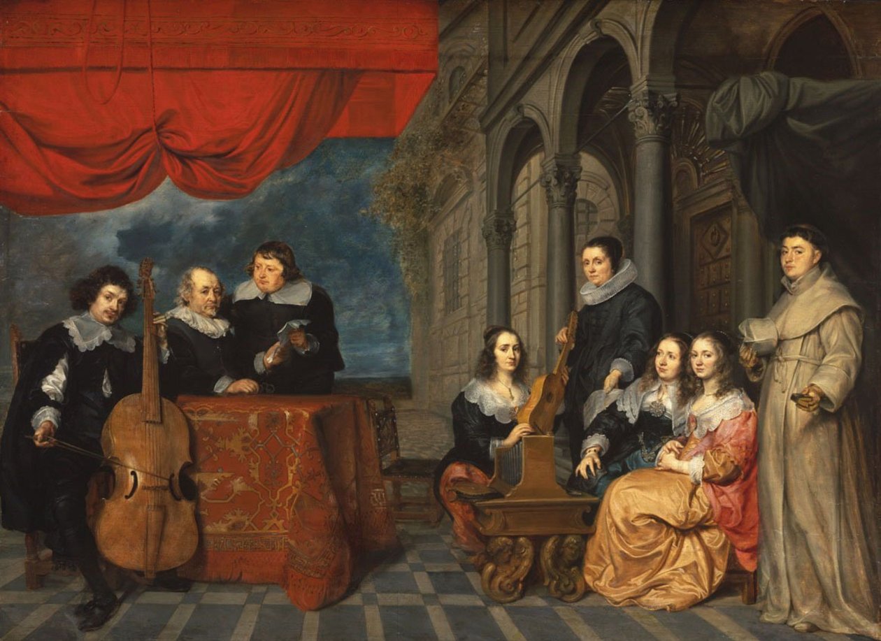 Retrato de la familia Duarte de Gonzales Coques