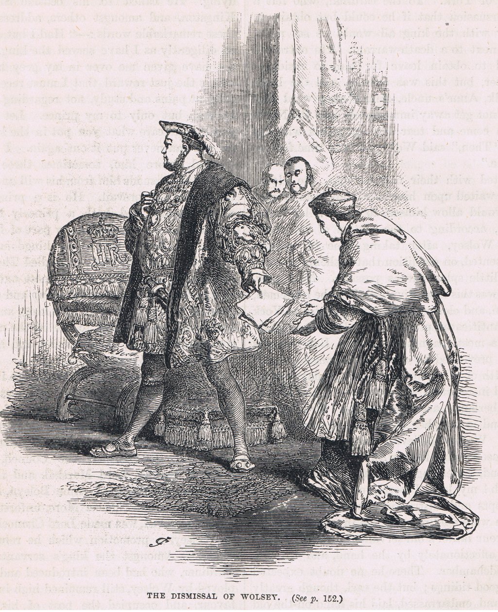 La destitución de Wolsey 1530 de Gordon Frederick Browne
