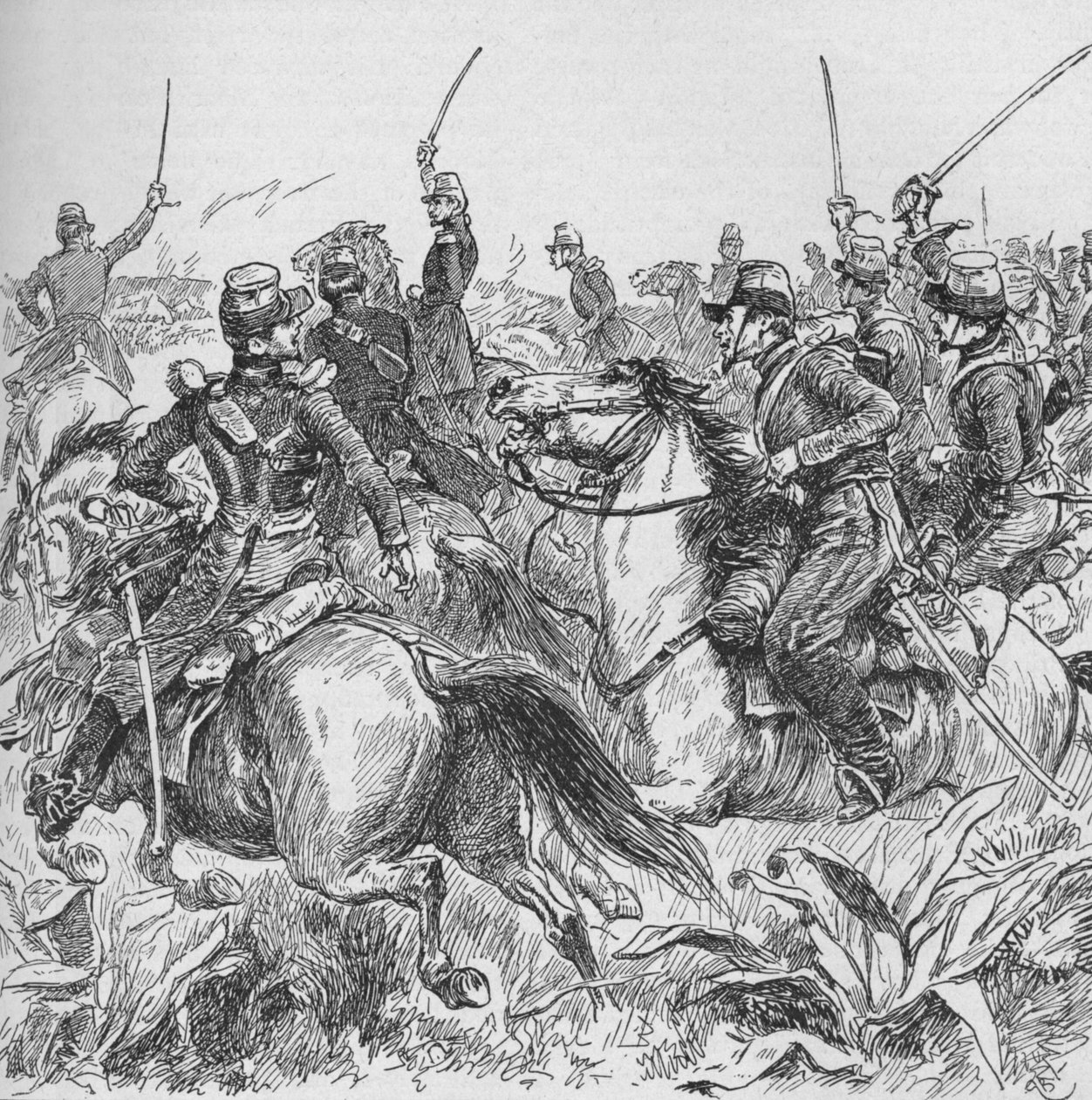 Capturado por un golpe audaz Abd-El-Kadrs Smalah, 1902 de Gordon Frederick Browne
