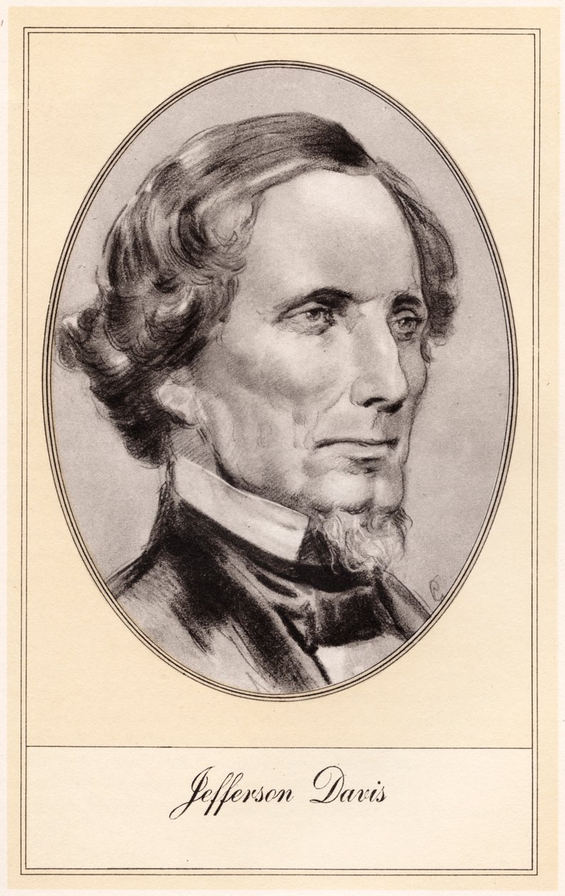Jefferson Davis, soldado y político estadounidense, principios del siglo XX de Gordon Ross