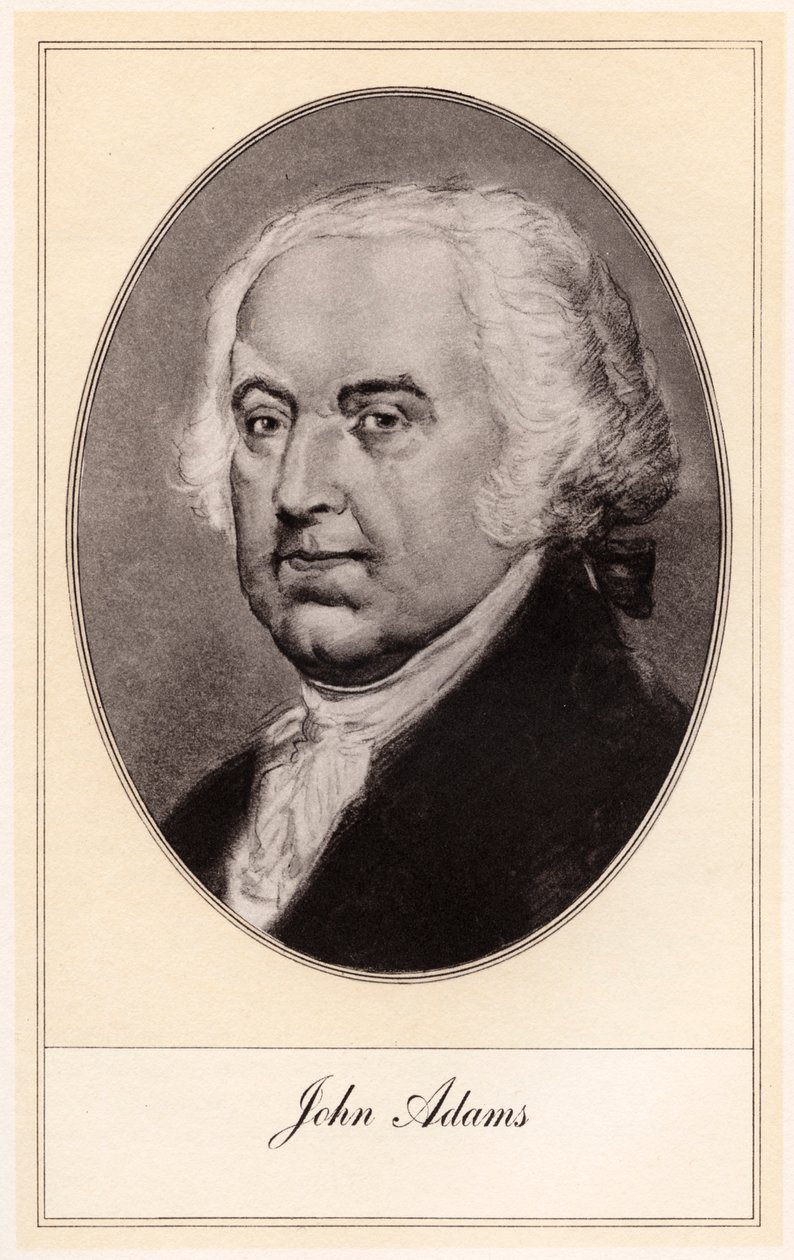 John Adams, segundo presidente de los Estados Unidos, principios del siglo XX de Gordon Ross