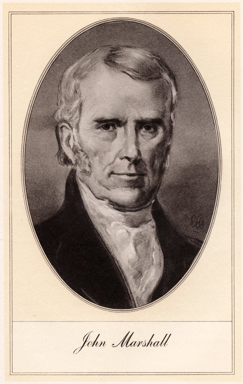 John Marshall, estadista y jurista estadounidense, principios del siglo XX de Gordon Ross