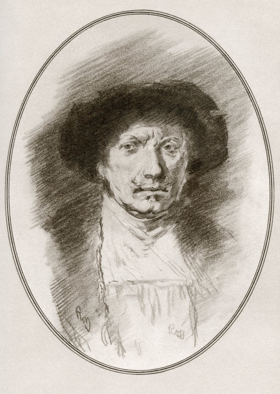 Rembrandt Harmenszoon van Rijn, de Biografías vivas de grandes pintores de Gordon Ross