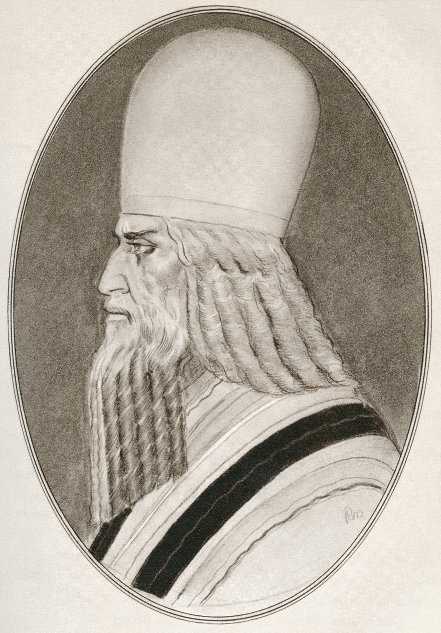 Zoroastro, alias Zaratustra, Zarathushtra Spitama o Ashu Zarathushtra, de Biografías vivas de líderes religiosos de Gordon Ross