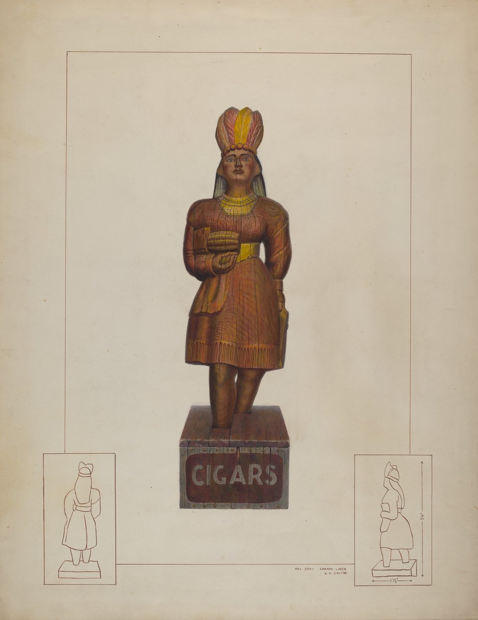 Indio de Tienda de Cigarros de Gordon Saltar and Edward L. Loper