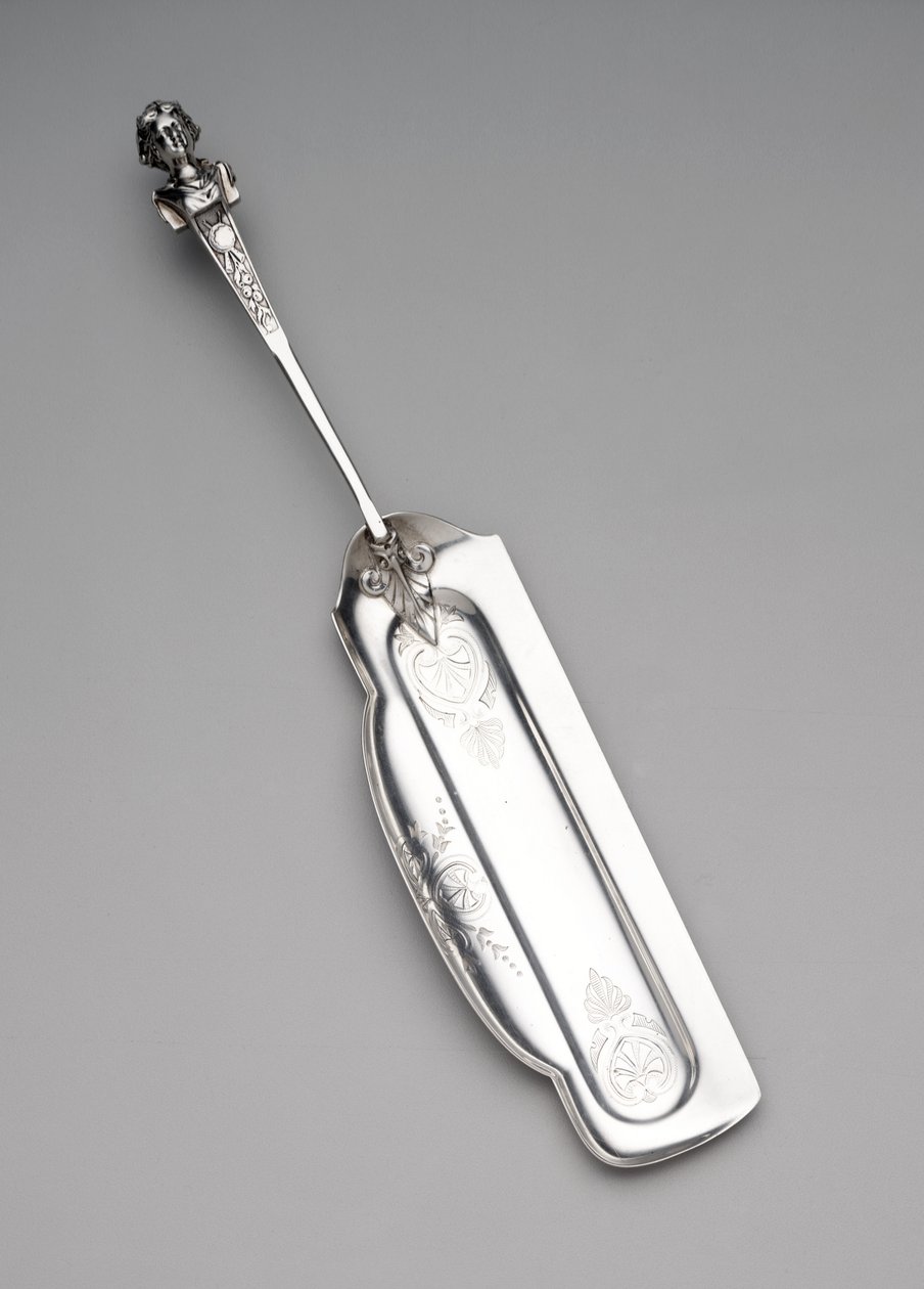 Patrón de "Busto", recogedor de migas, finales de la década de 1860 de Gorham Manufacturing Company