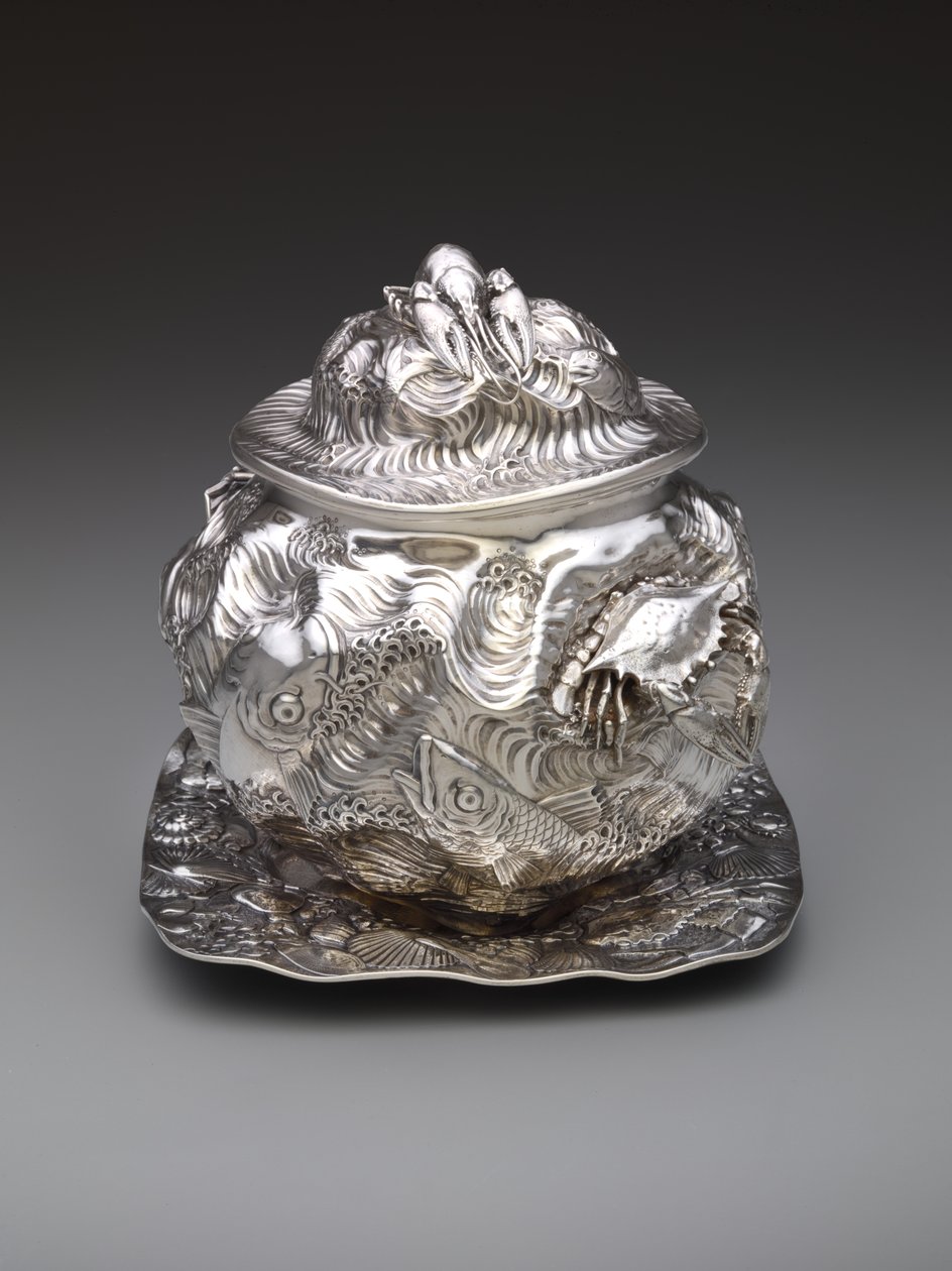 Sopera de ostras con soporte de Gorham Manufacturing Company
