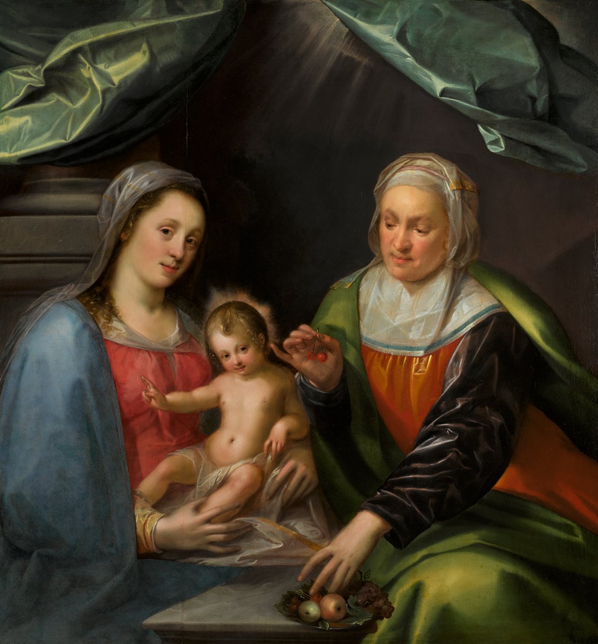 Virgen con el Niño y Santa Ana de Gortzius Geldorp