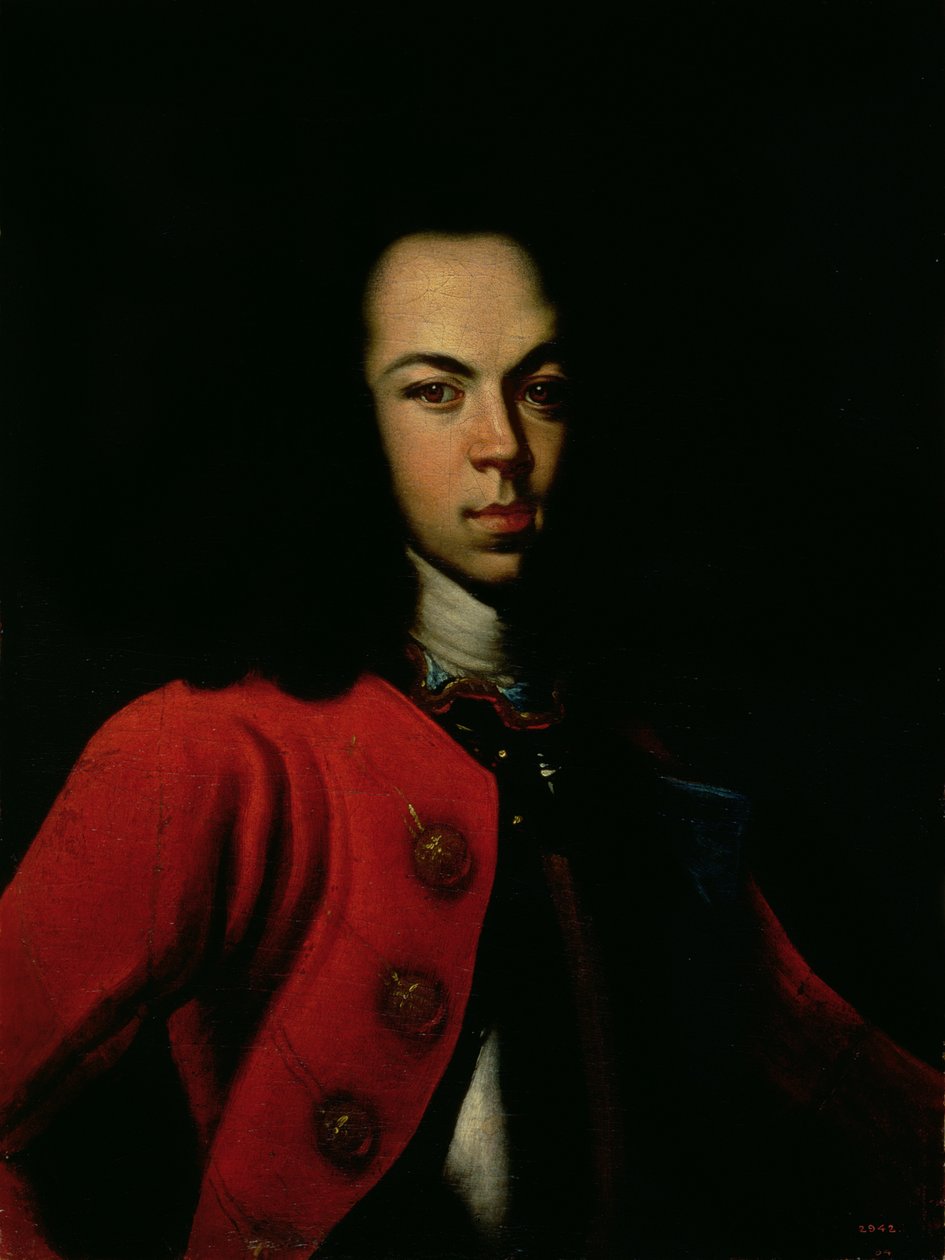Retrato del Zarevich Alexei Petrovich (1690-1718) 1710 de Gottfried Danhauer