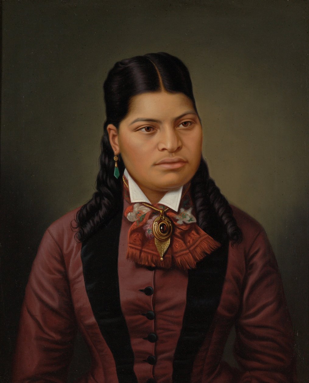 Chica maorí de Gottfried Lindauer