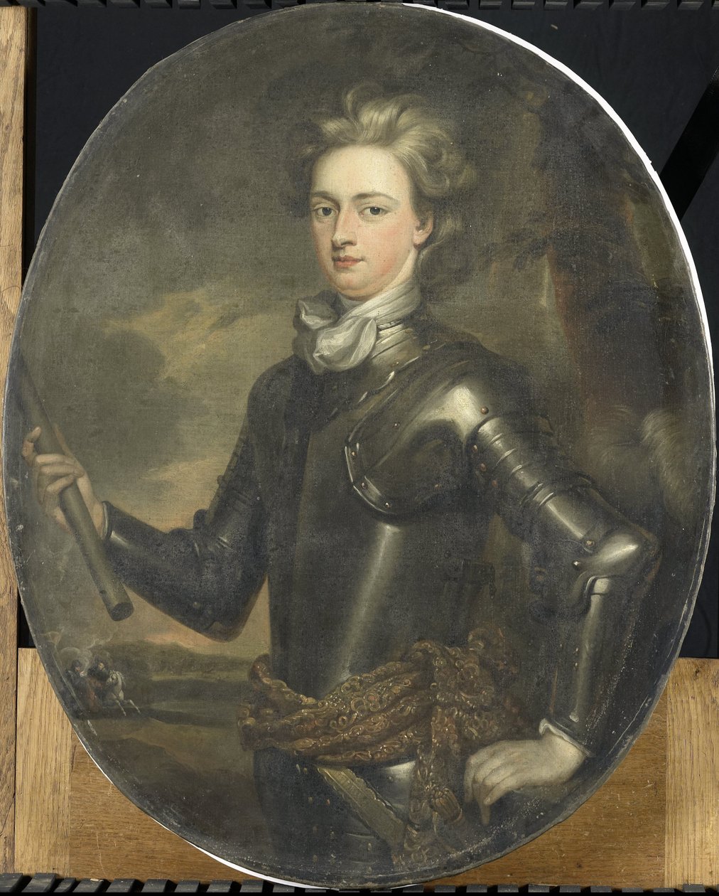Retrato del primer conde de Albemarle de Gottfried Kneller (copy after)