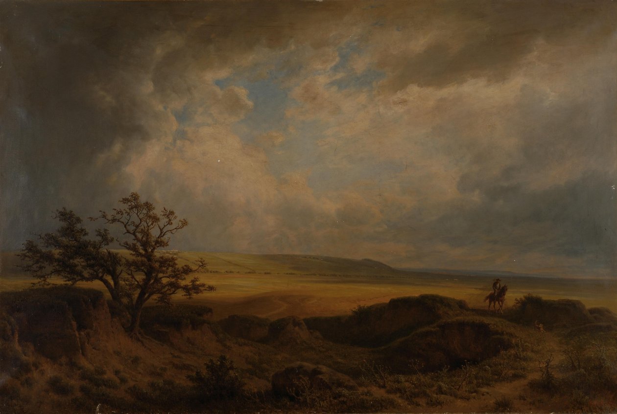 Campo de batalla cerca de Kolín de Gottfried Seelos