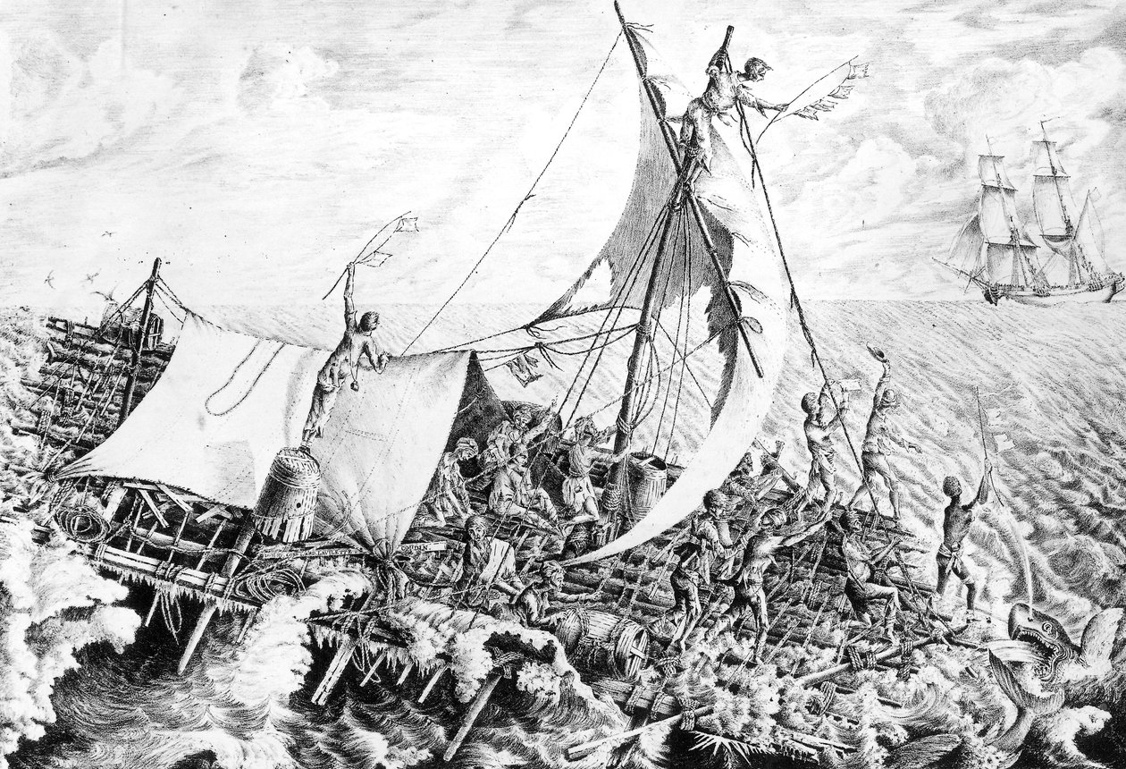 Balsa de la Medusa 15 de julio de Gottfried or Godefroy Engelmann