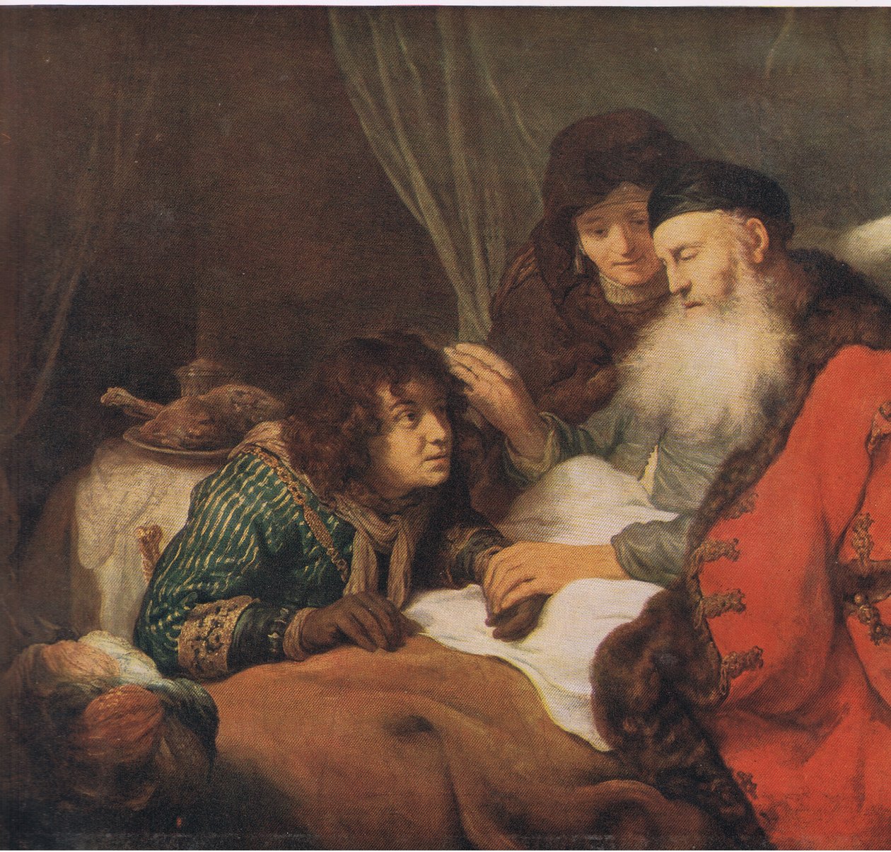 Isaac bendiciendo a Jacob, Bibbys Annual, 1916-17 de Govaert Flinck