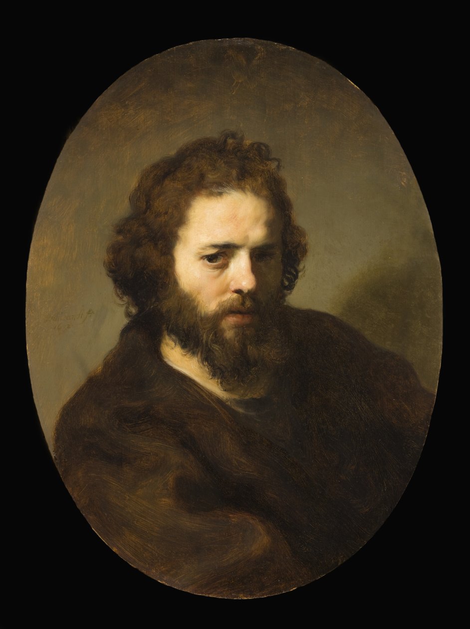 Retrato de un hombre barbudo de Govaert Flinck