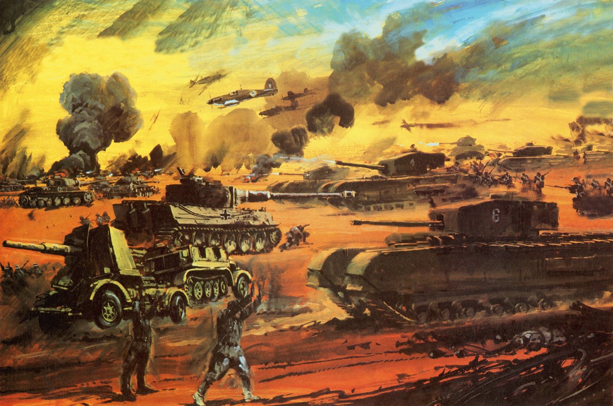 La batalla de El Alamein de Graham Coton