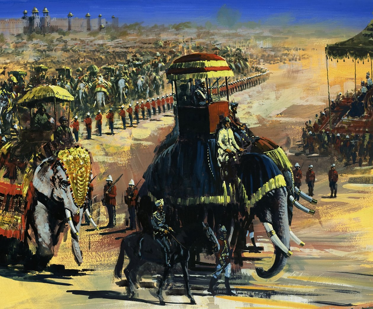 El último Gran Durbar en junio de 1911 de Graham Coton