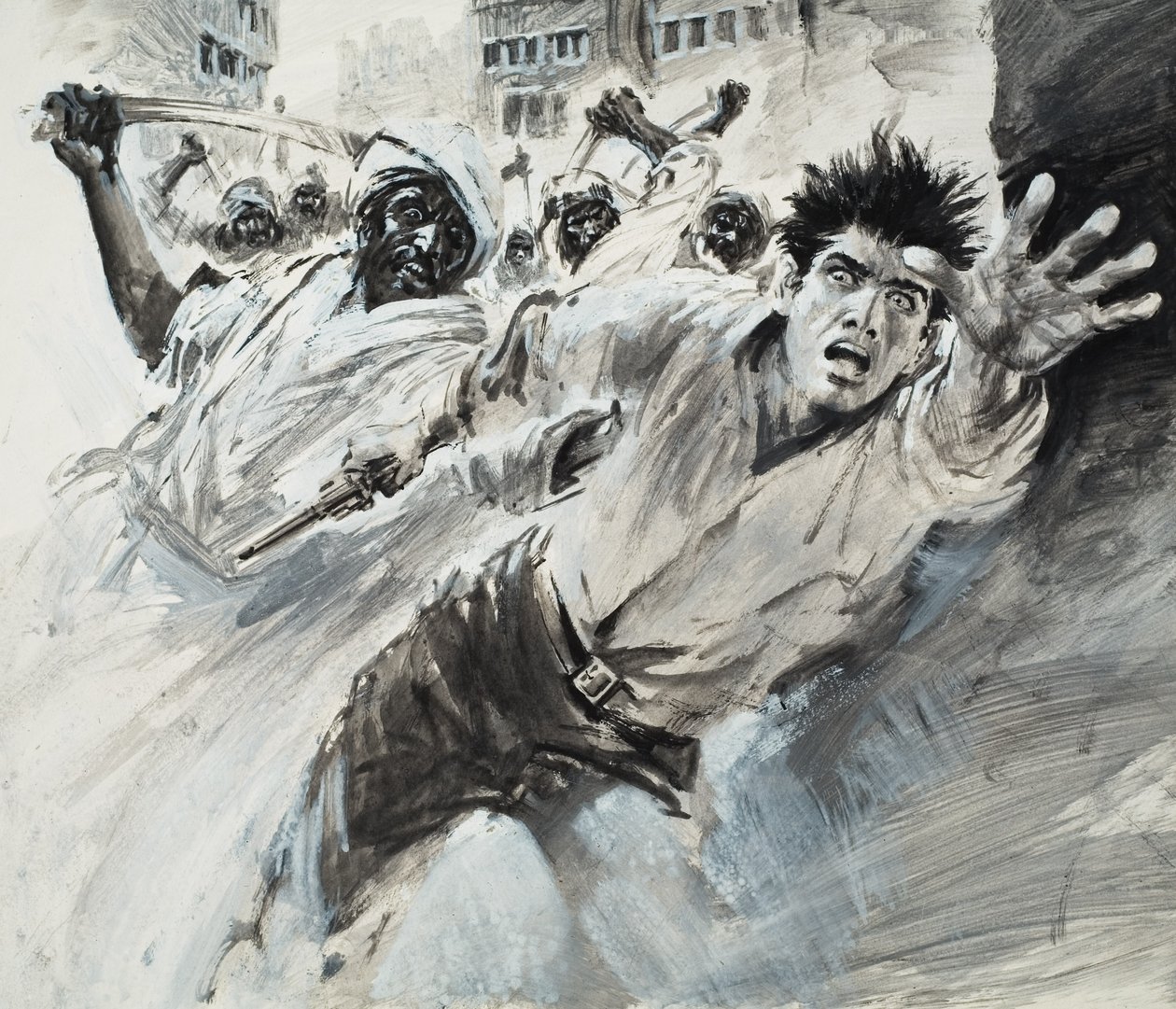 William Robinson, Un viajero americano (gouache sobre papel) de Graham Coton