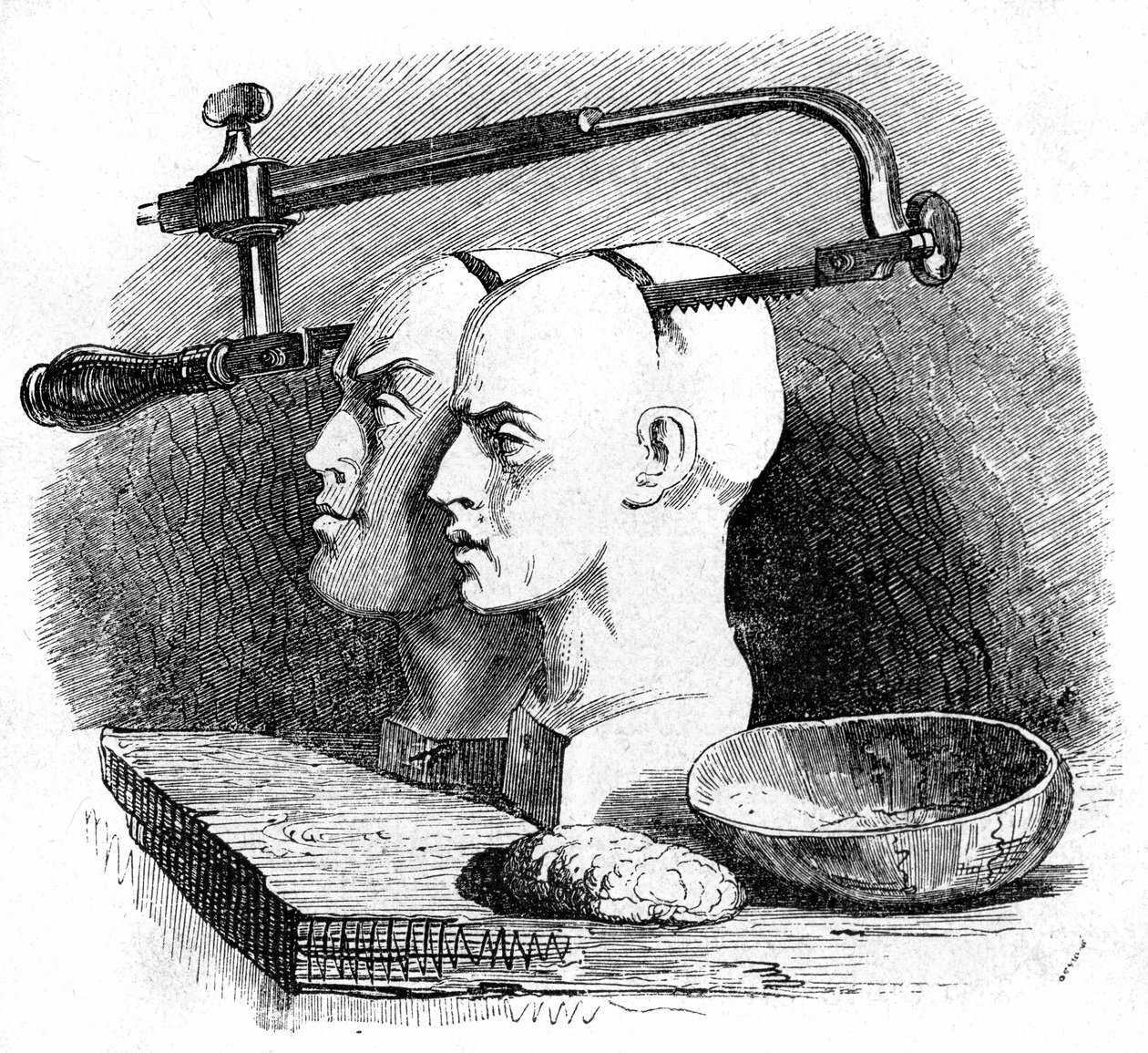 Ilustración de "Los viajes de Gulliver" de Jonathan Swift de Grandville (1803 47)