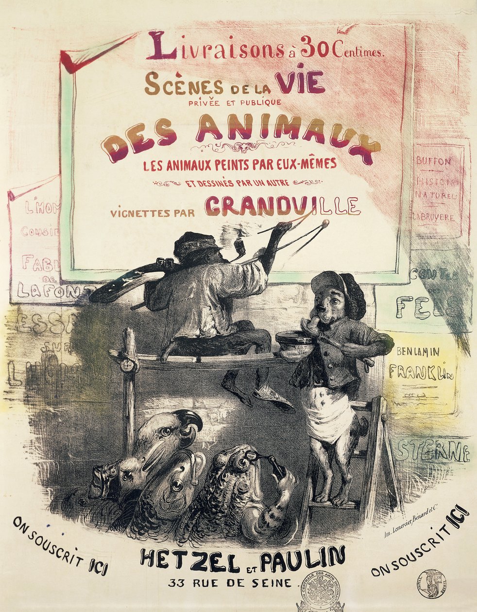 Escenas de la vida de los animales de Grandville