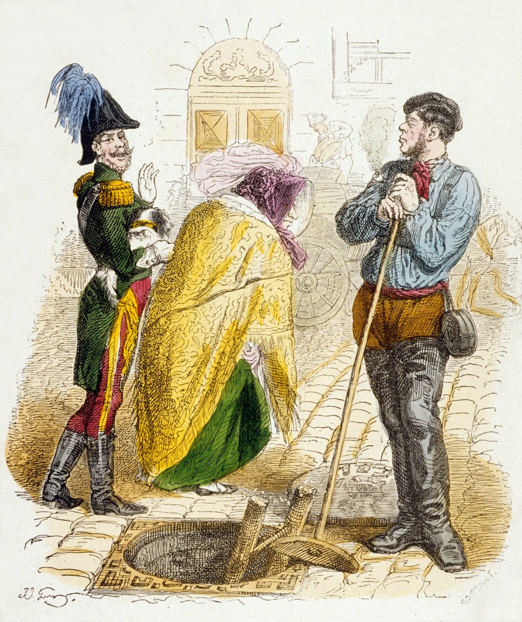 Cada oficio tiene su valor, de 100 Proverbios de Grandville (1803 47)
