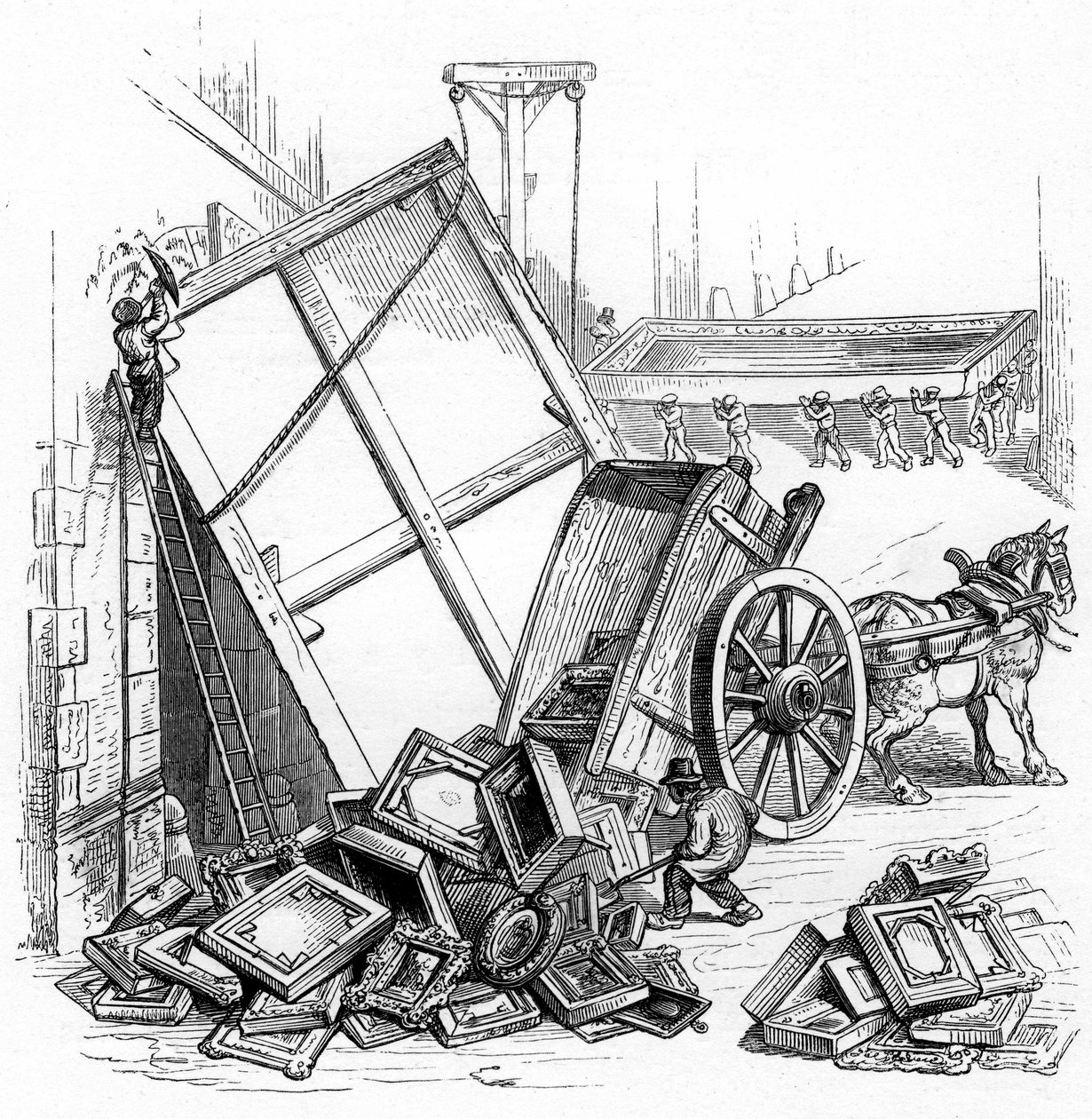 Ilustración para la novela "Un Autre Monde" de Henri Fournier de Grandville (1803 47)