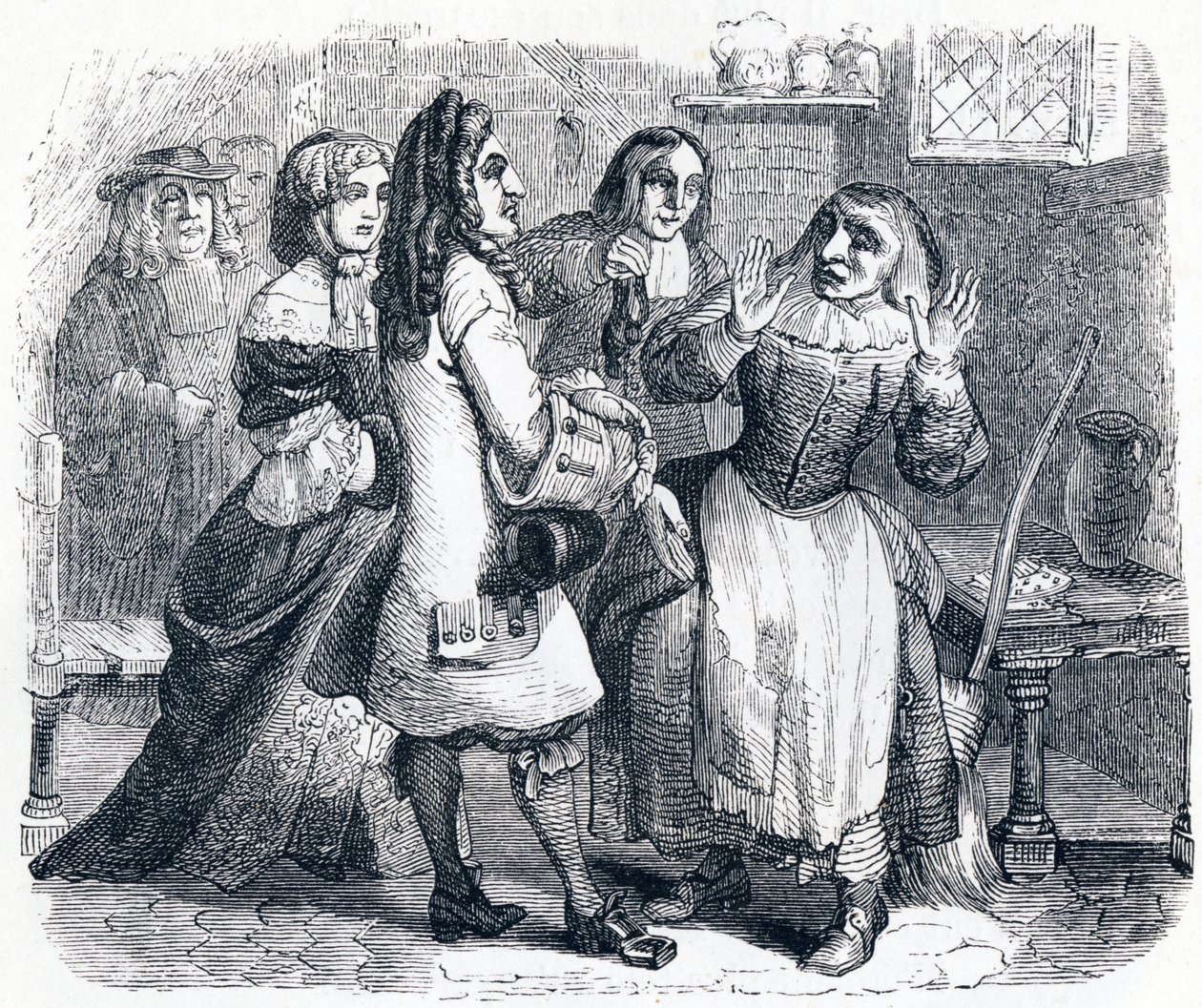 Las adivinas - Fábulas de La Fontaine de Grandville